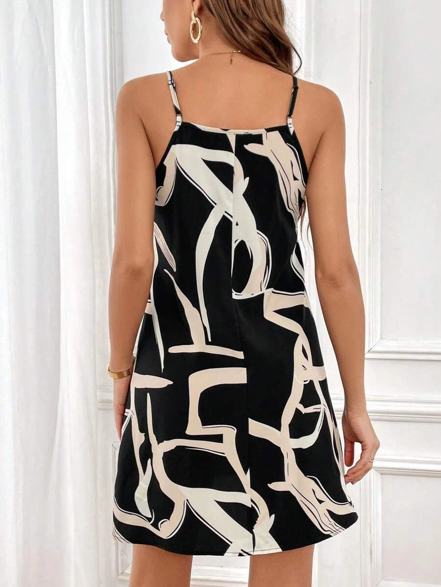 Vestido Curto Estampado