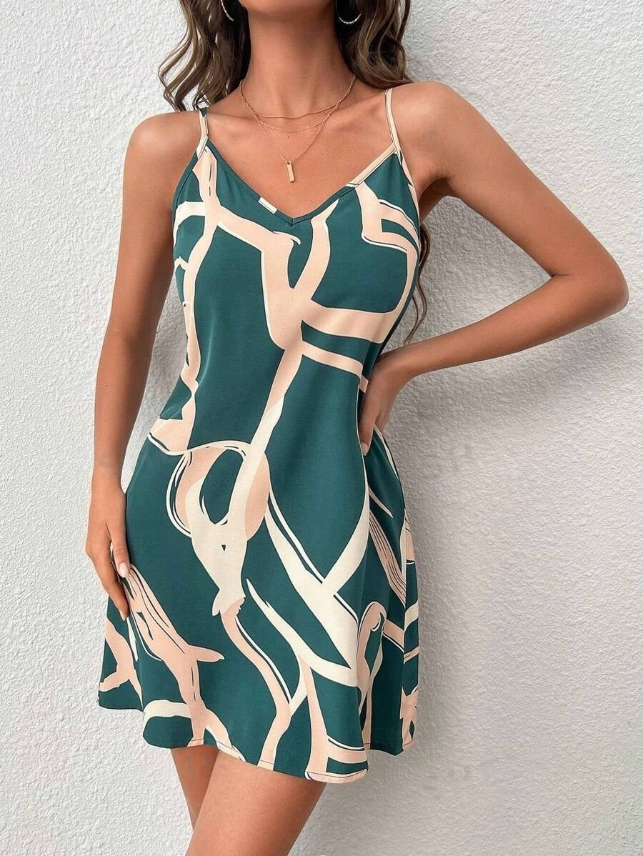 Vestido Curto Estampado