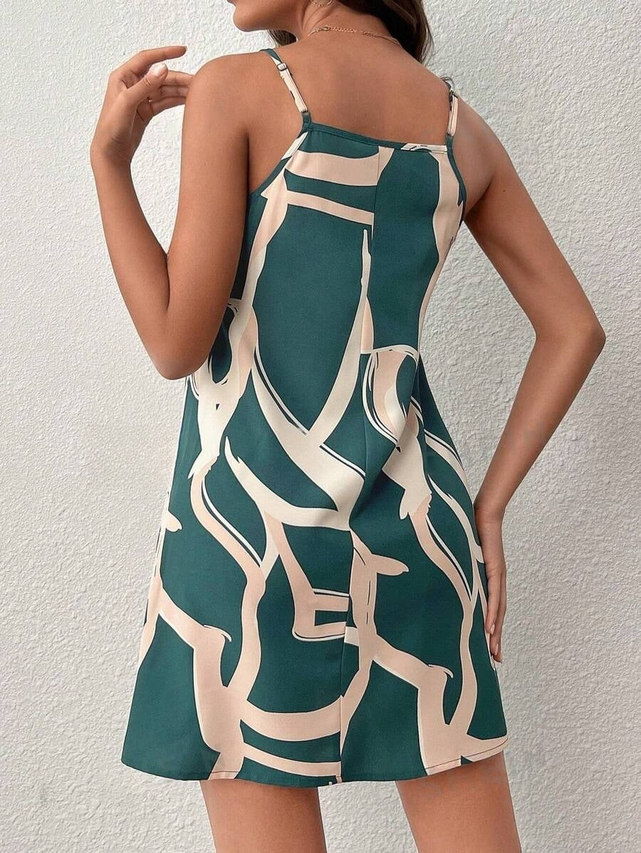 Vestido Curto Estampado