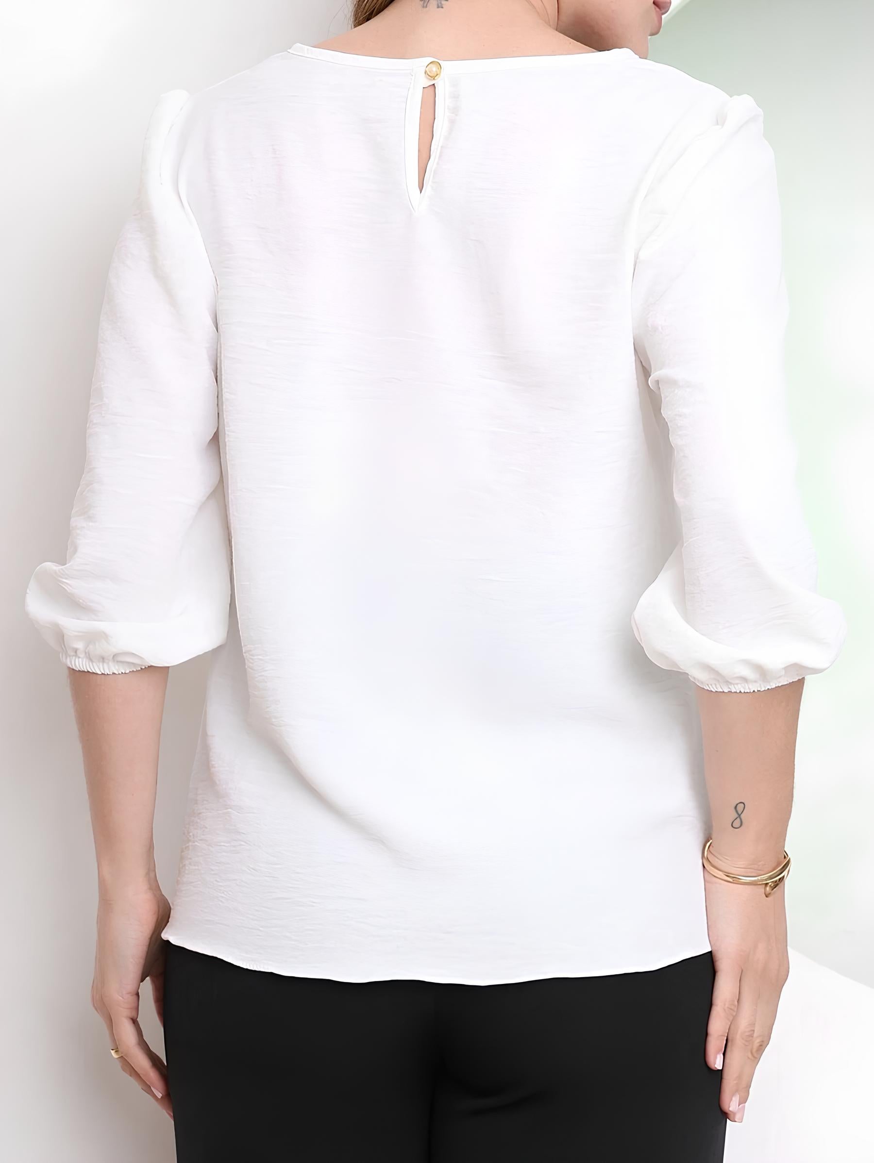 Blusa Feminina de Alfaiataria Tamires