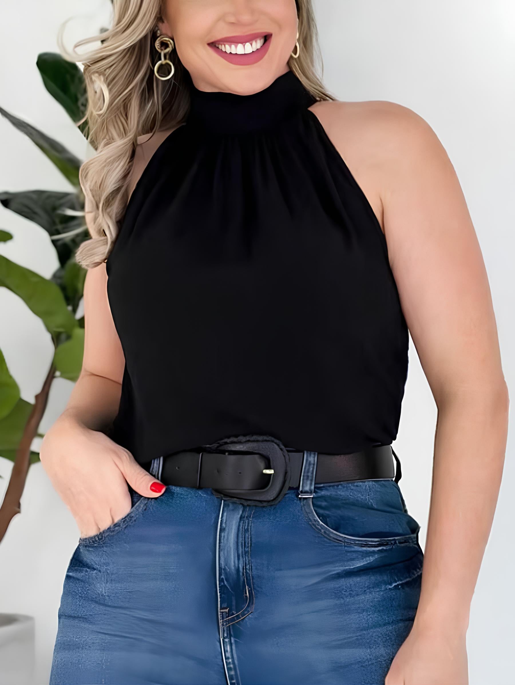 Blusa Gola Alta Lisa