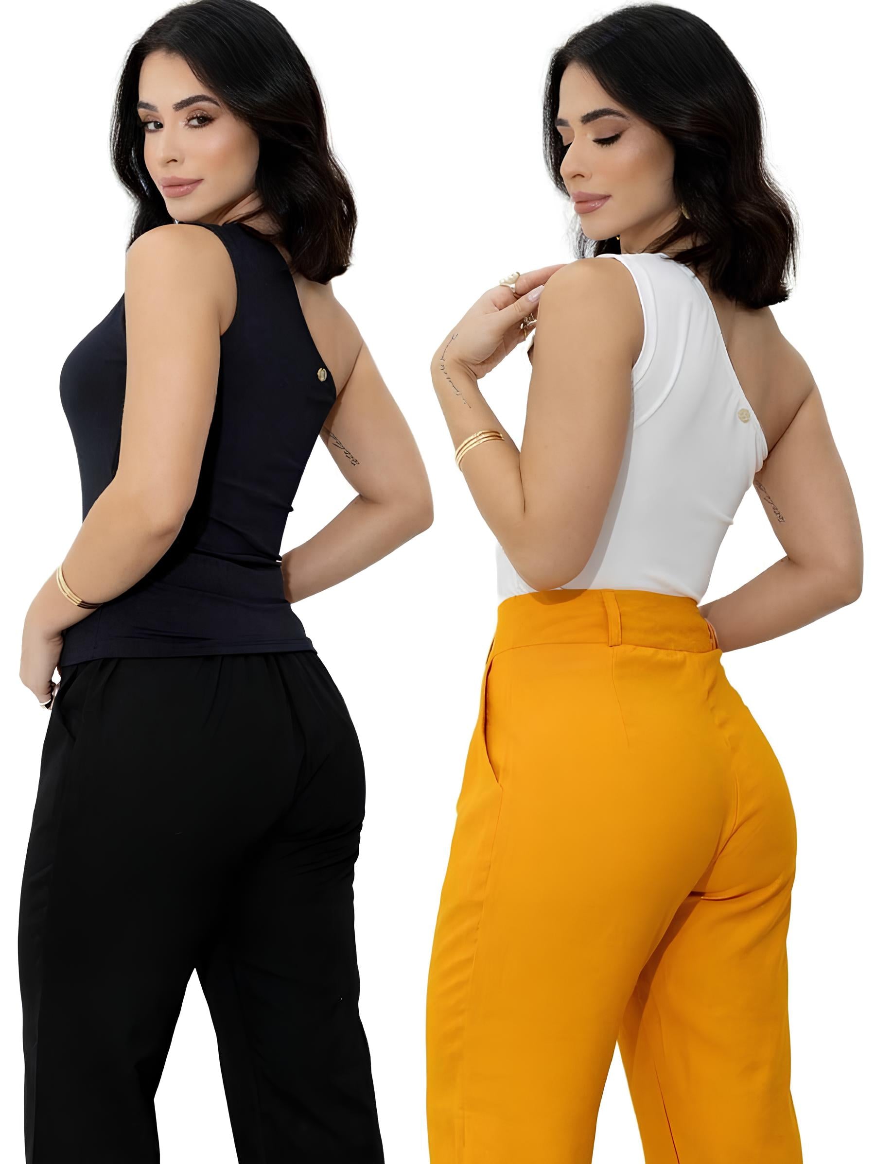 Blusa Nula Manga (Kit 2 Peças)