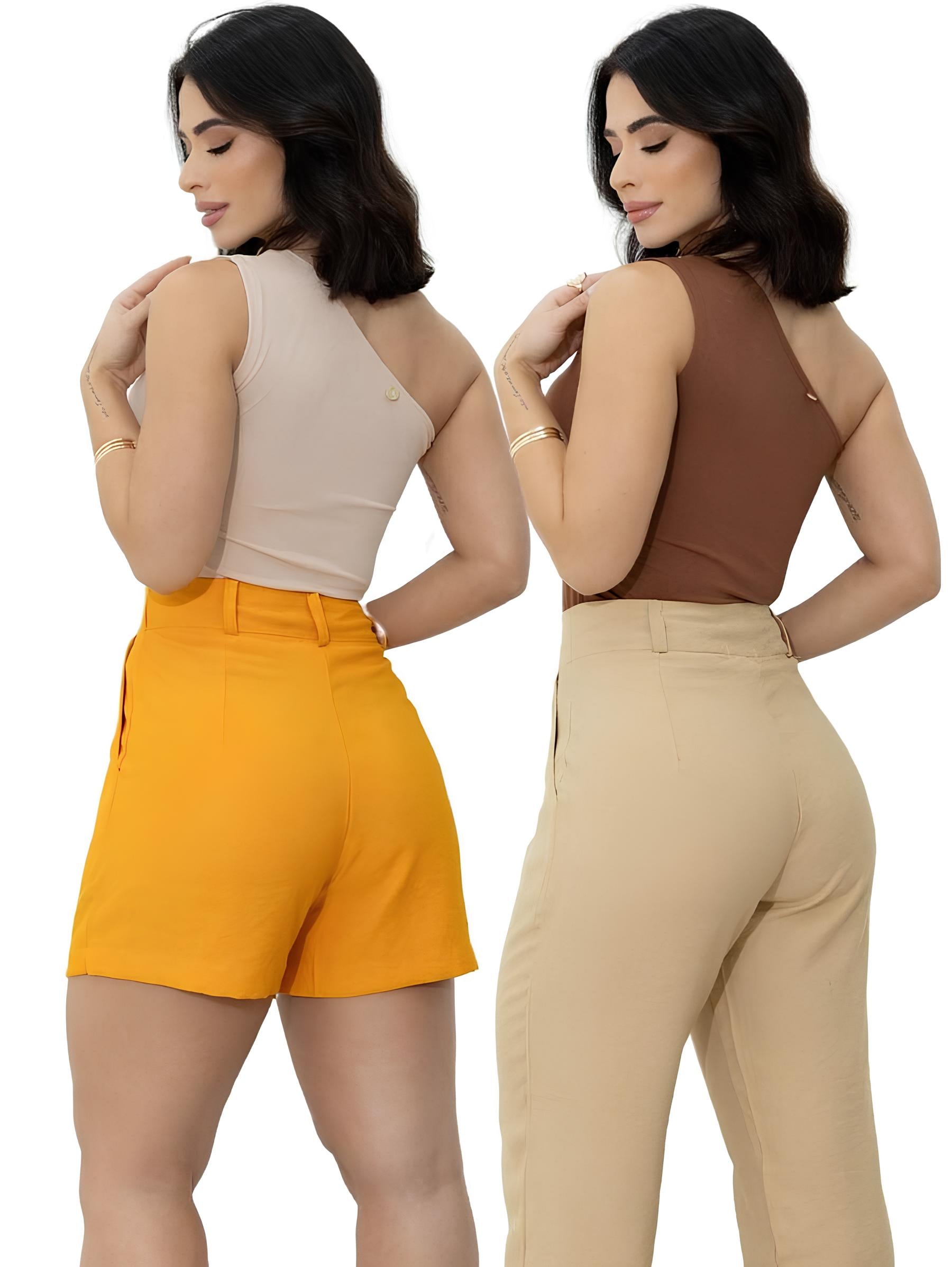 Blusa Nula Manga (Kit 2 Peças)