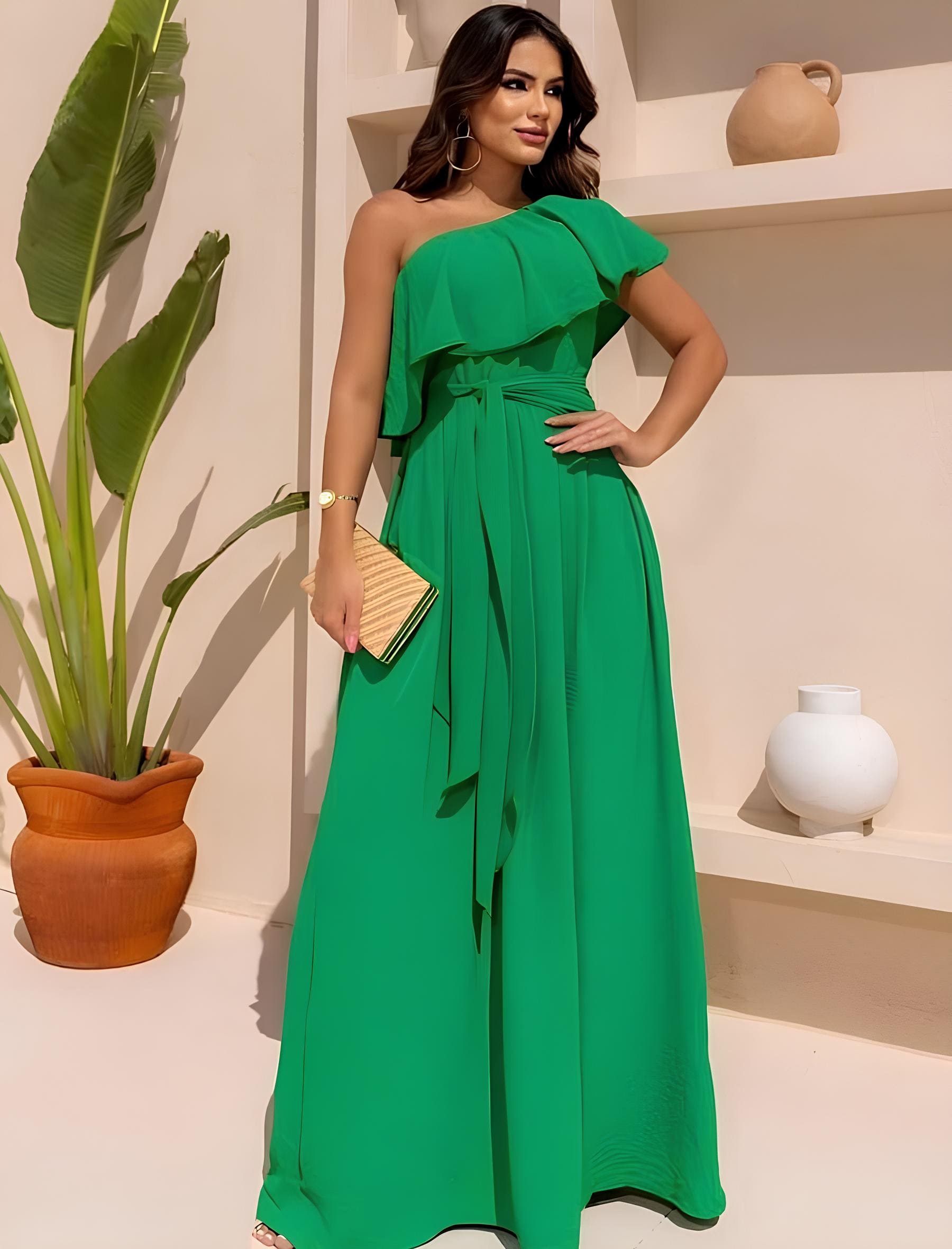 Vestido Longo Nula Manga