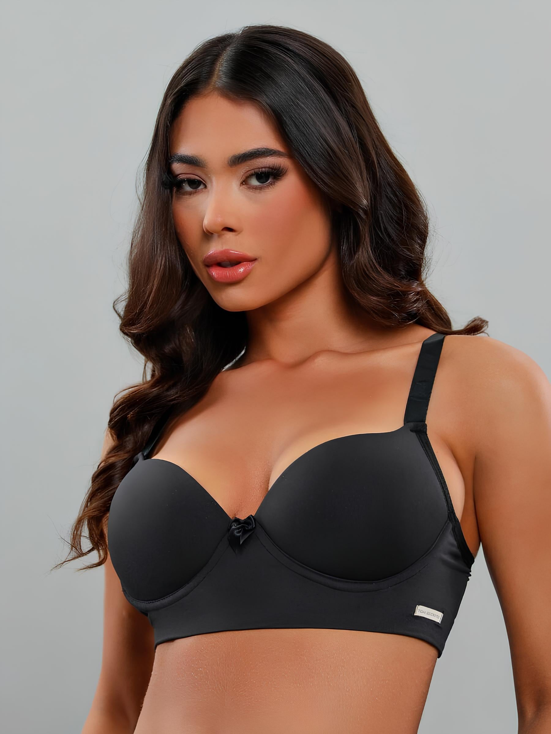 Sutiã Reforçado com Bojo e Fecho Triplo