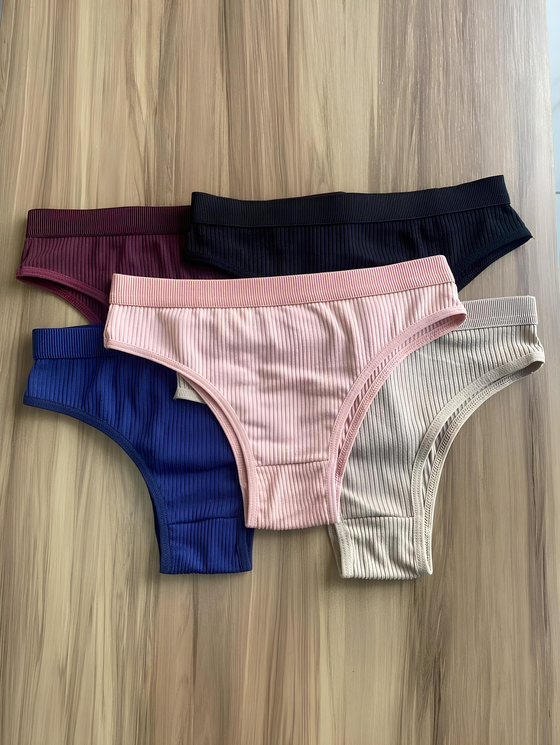 Kit 5 Calcinhas Canelada