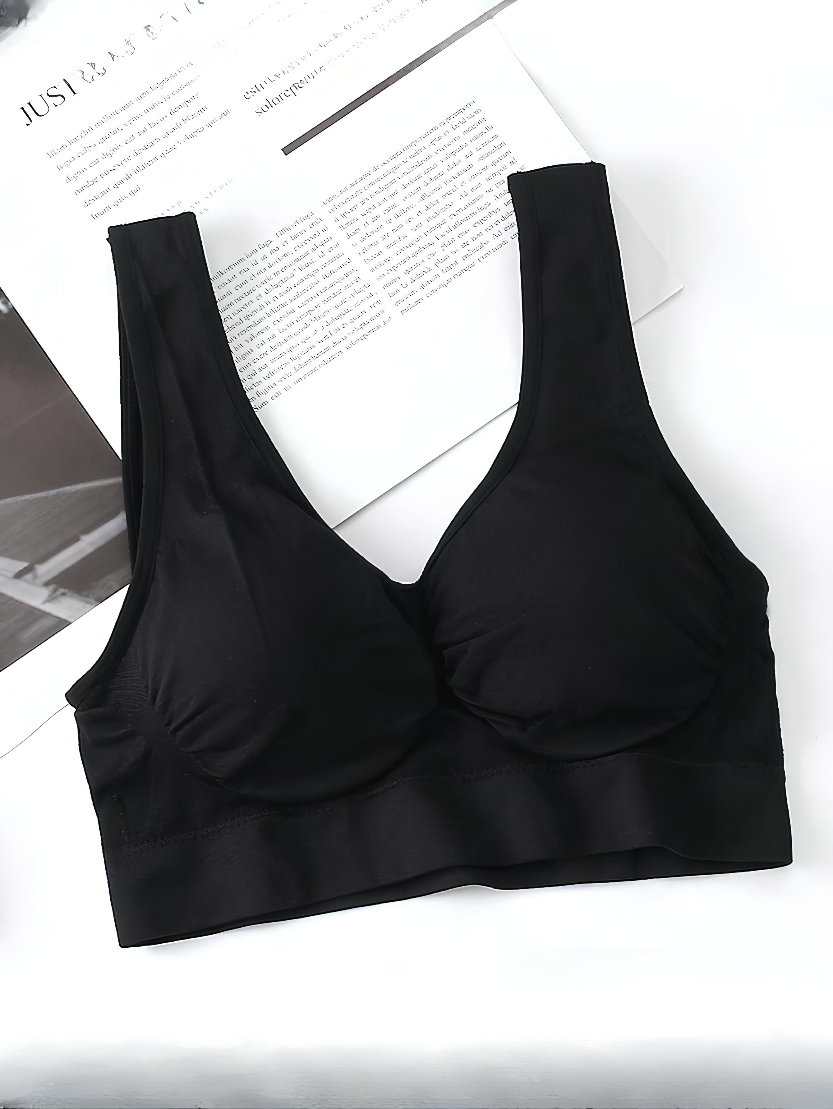 Sutiã Modelo Top com Bojo (Kit 3 Peças)